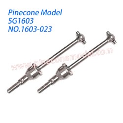 1603-023 Metal Front CVD Drive Shaft Parts For Pinecone Model SG1603 / SG1603Pro RC Car