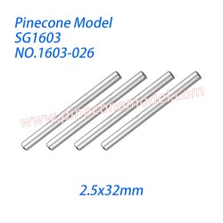 1603-026 Optical shaft (2.5x32mm) Parts For Pinecone Model SG1603 / SG1603Pro RC Car