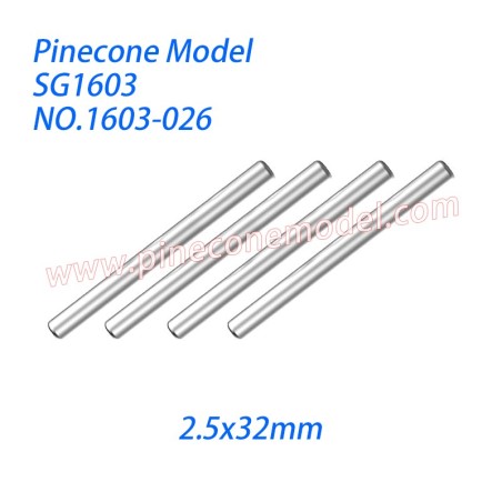 1603-026 Optical shaft (2.5x32mm) Parts For Pinecone Model SG1603 / SG1603Pro RC Car