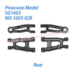1603-028 Rear Swing Arm Assembly Parts For Pinecone Model SG1603 / SG1603Pro RC Car