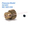1603-036 Motor Gear Assembly Parts For Pinecone Model SG1603 / SG1603Pro RC Car