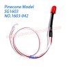1603-042 Rear Lamp Assembly Parts For Pinecone Model SG1603 / SG1603Pro RC Car