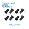 1603-049 Screw (PM 2.5x5mm) Parts For Pinecone Model SG1603 / SG1603Pro Drift RC Truck