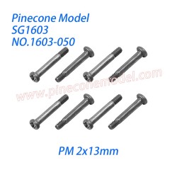 1603-050 Step Screw (PM 2x13mm) Parts For Pinecone Model SG1603 / SG1603Pro Drift RC Truck
