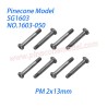 1603-050 Step Screw (PM 2x13mm) Parts For Pinecone Model SG1603 / SG1603Pro Drift RC Truck