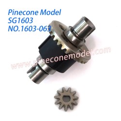 1603-063 Metal Differential Assembly Parts For Pinecone Model SG1603 / SG1603Pro Drift RC Truck