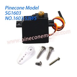 1603-S3WS 3-Wire Metal Servo Parts For Pinecone Model SG1603 / SG1603Pro Drift RC Truck
