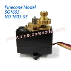 1603-S5 5-Wire Metal Servo Parts For Pinecone Model SG1603 / SG1603Pro Drift RC Truck