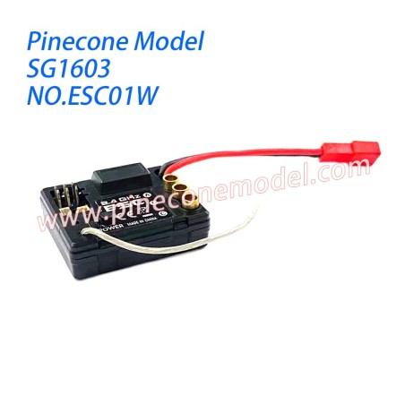 ESC01W Brushless ESC Parts For Pinecone Model SG1603 / SG1603Pro Drift RC Truck