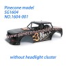 1604-001 Shell Assembly (without headlight cluster) Parts For SG Pinecone Model SG1604 / SG1604Pro Drift RC Car