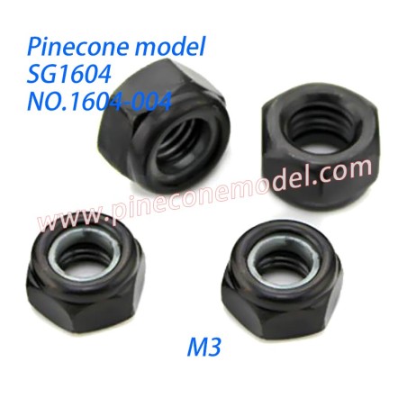 1604-004 (M3) Skid Nut Parts For SG Pinecone Model SG1604 / SG1604Pro Drift RC Car