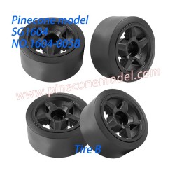 1604-005B Tire-B Parts For SG Pinecone Model SG1604 / SG1604Pro Drift RC Car