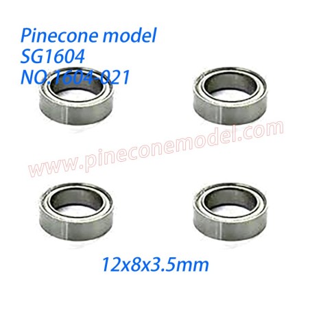 1604-021 Ball Bearing (12x8x3.5mm) Parts For SG Pinecone Model SG1604 / SG1604Pro Drift RC Car