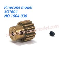 1604-036 0.7M/16T Motor Gear Assembly Parts For SG1604 / SG1604Pro SG-RC Car