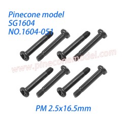 1604-051 Step Screw (PM 2.5x16.5mm) Parts For SG1604 / SG1604Pro SG-RC Car
