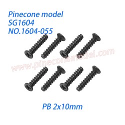 1604-055 Screw (PB 2x10mm) Parts For SG1604 / SG1604Pro SG-RC Car