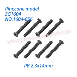 1604-056 Screw (PB 2.3x14mm) Parts For SG1604 / SG1604Pro SG-RC Car