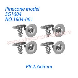 1604-061 Meson 7 Screw (PB 2.3x5mm) Parts For SG1604 / SG1604Pro SG-RC Car