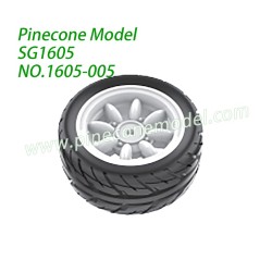 1605-005 Tires Parts For Pinecone Model SG1605 / SG1605Pro RC Car