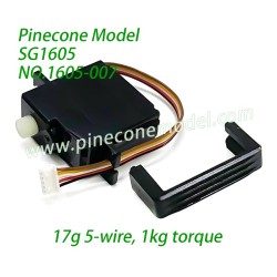 1605-007 17g 5-wire, 1kg torque Steering Servo Parts For Pinecone Model SG1605 / SG1605Pro RC Car