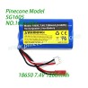 1605-012 18650 7.4V 1200mAh Li-ion Battery Parts For Pinecone Model SG1605 / SG1605Pro RC Car