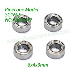 1605-017 Ball Bearing 8x4x3mm Parts For Pinecone Model SG1605 / SG1605Pro RC Car