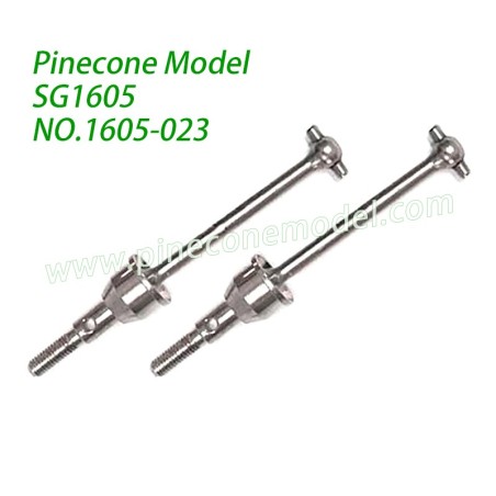 1605-023 Metal Front CVD Drive Shaft Parts For Pinecone Model SG-1605 / SG-1605Pro High Speed RC Truck