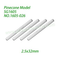 1605-026 Optical shaft (2.5x32mm) Parts For Pinecone Model SG-1605 / SG-1605Pro High Speed RC Truck