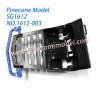 1612-003 Battery compartment Parts For Pinecone Model SG1612 Drift RC Car blue