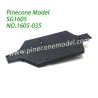 1605-035 Bottom Plate Parts For Pinecone Model SG-1605 / SG-1605Pro High Speed RC Truck