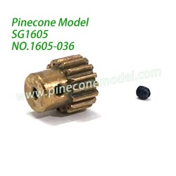 1605-036 0.7M 16T Motor Gear Assembly Parts For Pinecone Model SG-1605 / SG-1605Pro High Speed RC Truck