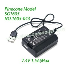 1605-043 7.4V 1.5A (Max) USB Balance Charger Parts For Pinecone Model SG-1605 / SG-1605Pro High Speed RC Truck