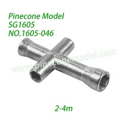 1605-046 2-4m Hex Nut Socket Parts For Pinecone Model SG-1605 / SG-1605Pro High Speed RC Truck