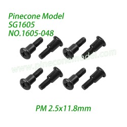 1605-048 Step Screw PM 2.5x11.8mm Parts For Pinecone Model SG-1605 / SG-1605Pro High Speed RC Truck