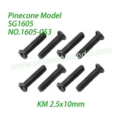 1605-053 Countersunk Head Screws (KM 2.5x10mm) Parts For SG1605 / SG1605Pro SG-RC Car