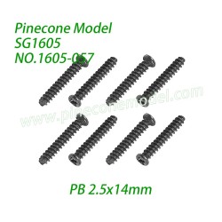 1605-057 Screw (PB 2.5x14mm) Parts For Pinecone Model SG1605 / SG1605Pro SG-RC Car