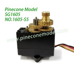 1605-S5 5-Wire Metal Servo Parts For Pinecone Model SG1605 / SG1605Pro SG-RC Car