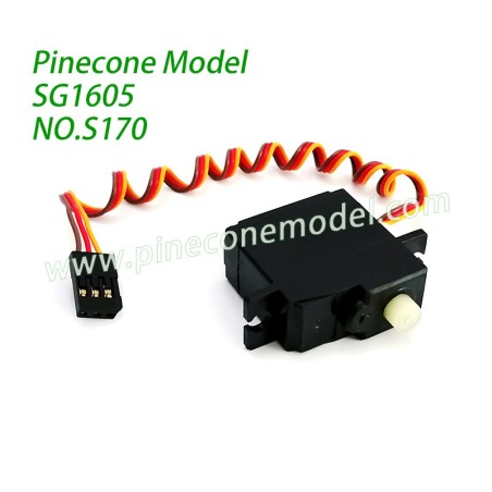 NO.S170 Original 3-wire Plastic Servo Parts For Pinecone Model SG1605 / SG1605Pro SG-RC Car