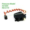 NO.S170 Original 3-wire Plastic Servo Parts For Pinecone Model SG1605 / SG1605Pro SG-RC Car