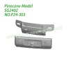 P24-303 Front and Rear Bumper Parts For Pinecone Model SG2402 RC Car