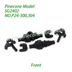 P24-300, P24-304 Front Axle Housing Kit Parts For Pinecone Model SG2402 RC Car