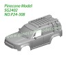 P24-308 Shell Assembly Parts For Pinecone Model SG2402 RC Car