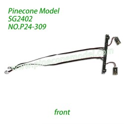 P24-309 Front Headlight assembly Parts For Pinecone Model SG2402 RC Car