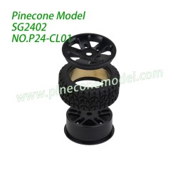 P24-CL01 Metal Hub Wheel Parts For Pinecone Model SG2402 RC Car Sectional drawing