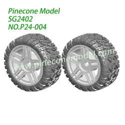 P24-004 Wheel Assembly Parts For Pinecone Model SG2402 RC Car