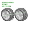 P24-004 Wheel Assembly Parts For Pinecone Model SG2402 RC Car