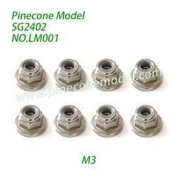 LM001 M3 Wheel Nut Parts For Pinecone Forest SG2402 RC Crawler