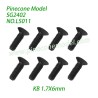 LS011 Phillips Countersunk Head Tapping Screws (KB 1.7X6mm) Parts For Pinecone Forest SG2402 RC Crawler