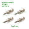 LS012 Hexagon Socket Head Cap Screws (3.8x7mm) Parts For Pinecone Forest SG2402 RC Crawler