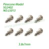 LS013 Hexagon Socket Head Single Ball Head Screws (3.8x7mm) Parts For Pinecone Forest SG2402 RC Crawler